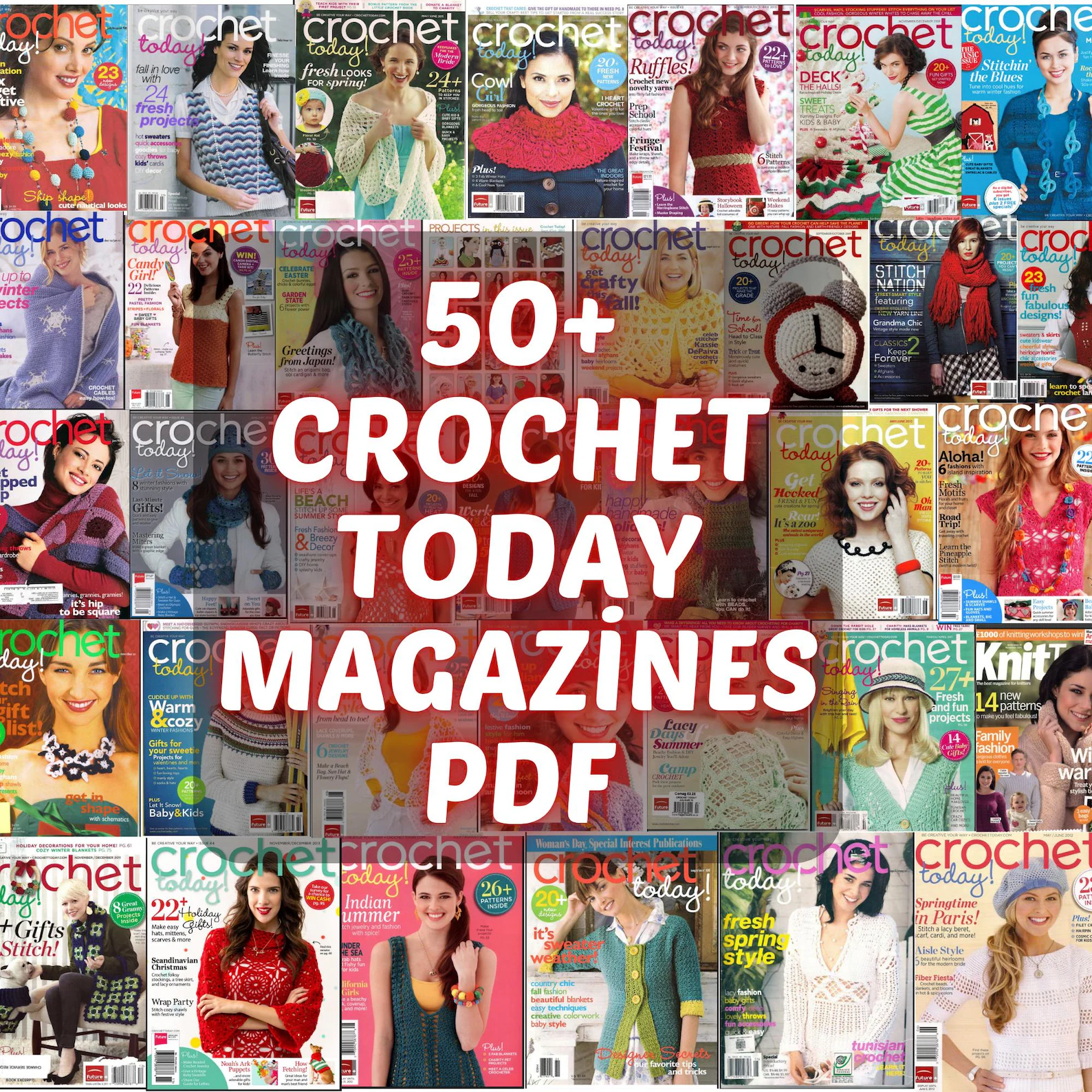 📚 50+ Crochet Today Magazines (PDF)